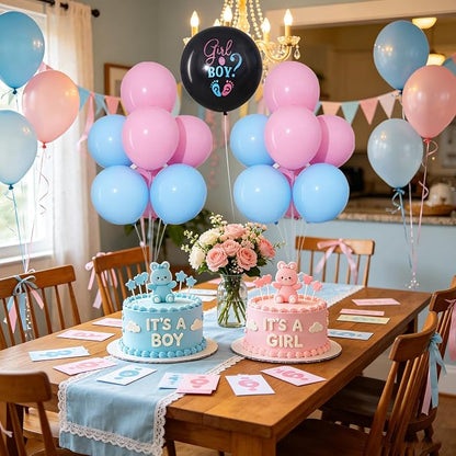 4 Sets Gender Reveal Balloons Stand Kit - Image 6