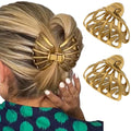 Camila Paris CP3052 2PK French Octopus Hair Clip for Women for Thick Volume Hair, Girls Hair Claw Clips Jaw Fashion Durable Styling Hair Accessories for Women, Strong Hold No Slip Grip, Made in France