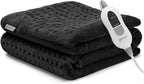 GENIANI XL Electric Heating Pad for Back Pain & Cramps Relief, Electric Throw, Birthday Christmas Gifts for Women, Men Auto Shut Off, Machine Washable, Heat Pad for Neck & Shoulder (12"x24" Jet Black)