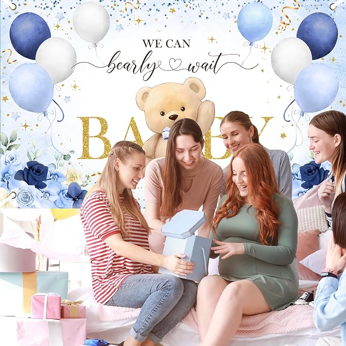 Avezano Bear Baby Shower Backdrop - Image 4