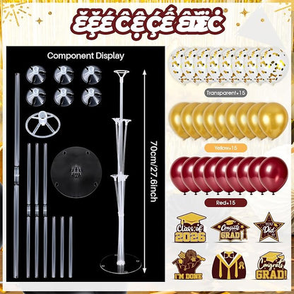 6 Sets 2026 Graduation Balloon Stand Kit - Image 3
