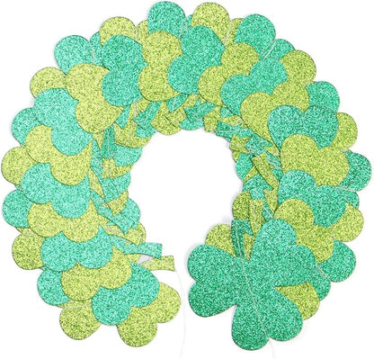 St-Saint Patricks-Day Decorations Shamrock Green-Garland - 35ft St. Patrick's - Image 3