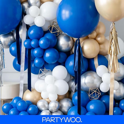 PartyWoo Dark Blue Balloons, Party Decorations, Wedding Decorations - Image 8