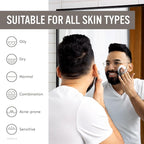 Sud Scrub® Antimicrobial Silicone Face Scrubber, 1 Pack, Gentle Face Exfoliator for Sensitive Skin, Eco Friendly Facial Cleansing Brush, Exfoliating Face Brush for Men and Women (Clay)