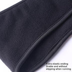 Windproof Earband Headbands Ear Warmer Head Double Layer Fleece-More Thicker Gear Ear Muffs for Men Women in Cold Weather Snow Runners Jogging
