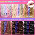 Hair Chalk for Kids - Temporary Bright Hair Color Comb, Washable Dye for New Year, Birthday, Cosplay, Halloween, Christmas