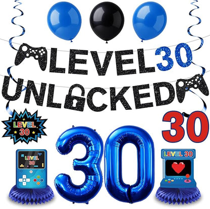 Level 30 Unlocked Birthday Decorations by Unknown