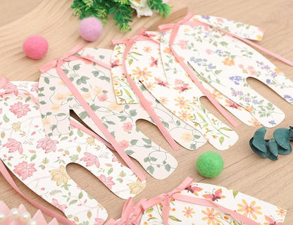 7pcs Neutral Baby Shower Bunting - Image 6
