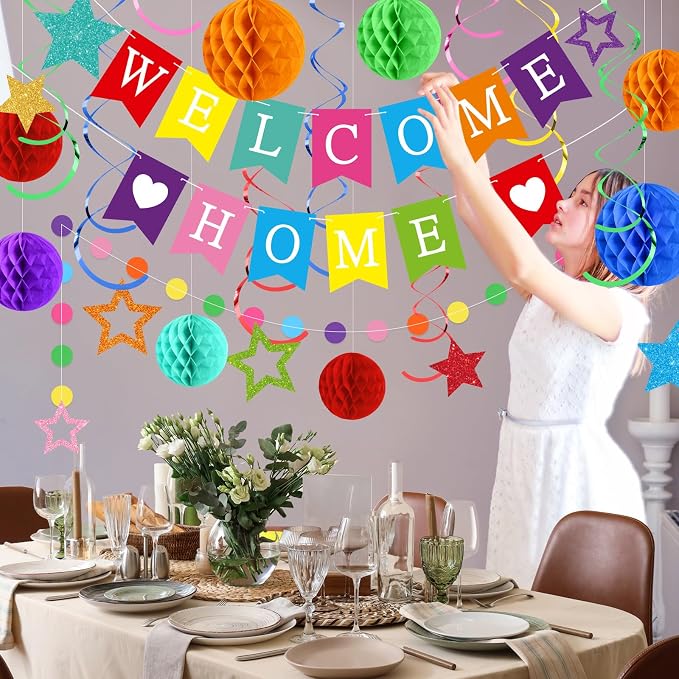 Arrowbash Welcome Home Decorations Welcome Home Banner - Image 6