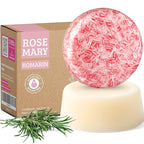 Muun Rosemary Shampoo and Conditioner Bar - Strengthening & Volumizing Solid Soap Bars, Clarifying Shampoo For Oily Hair & Scalp, pH Balanced, Sulfate & Silicone Free