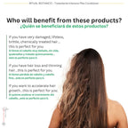 Ritual Botánico Keratina Orgánica | Treatment to Straighten, Repair and Relax Hair | Natural, Organic & Vegan | Product of Colombia | Tratamiento Plex, 400 ml/13.52 Fl Oz (2 Count)