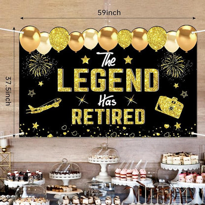 Retirement Party Decorations, Retirement Banner - Image 2