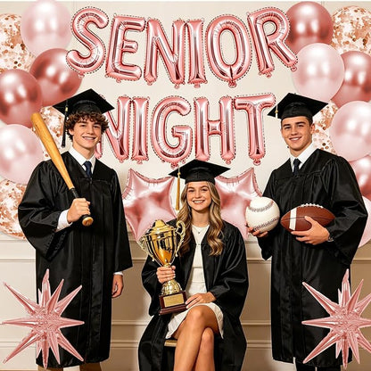 Rose Gold Senior Night Decorations - Image 6