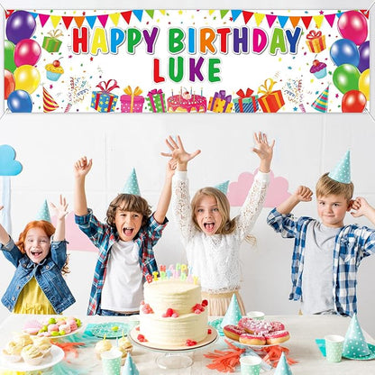 Lonfliness Personalized Birthday Banner Happy Birthday Party Decor Custom DIY - Image 7