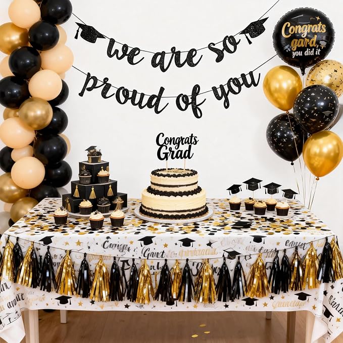 Black We are So Proud of You Banner - Image 2