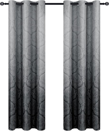 DWCN Ombre Blackout Curtains for Bedroom - Image 8