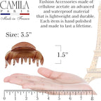 Camila Paris CP3216 French Hair Clip for Women for Thick Hair for Long Curly Wavy Hair, Large, Girls Hair Claw Clips Jaw Styling Hair Accessories for Women, Strong Hold No Slip Grip, Made in France