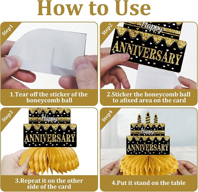 Kuxriox Happy Anniversary Decorations Kit - Image 6