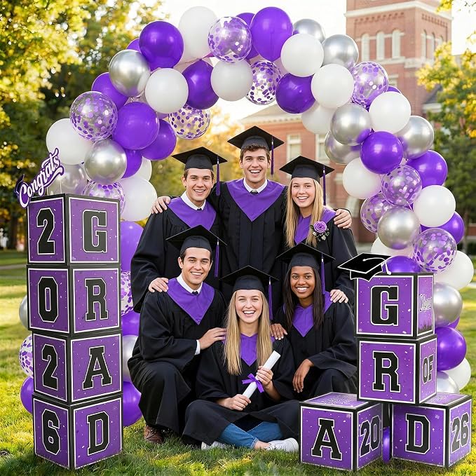 Purple Graduation Decorations 2026 - Image 5