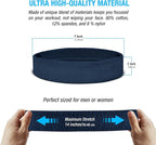 Suddora Sweatbands Set, Moisture Wicking 2 Wristbands and 1 Headband, Breathable Terry Cloth Athletic Bands for Basketball, Tennis, Yoga, Gym, Sweat Bands for Costumes and Cosplay