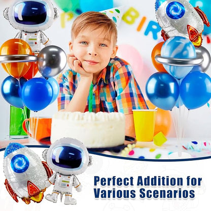 Astronaut Balloons Table Centerpiece 2 Sets Outer Space Balloon Stands | Party - Image 5