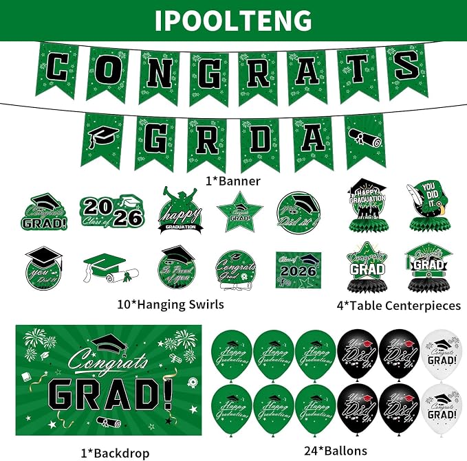 Graduation Decorations 2026 Set - Image 3