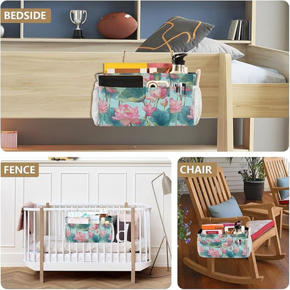Bedside Caddy Hanging Bunk Bed Caddy Bed Organizer Hanging Pocket - Image 8