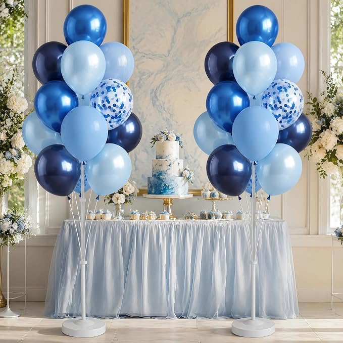 Chrome Blue Balloon Column Kit - Image 7