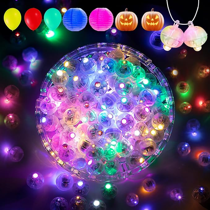 Aogist 100Pcs Multicolor Balloon Lights by Aogist