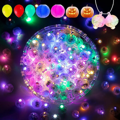 Aogist 100Pcs Multicolor Balloon Lights by Aogist