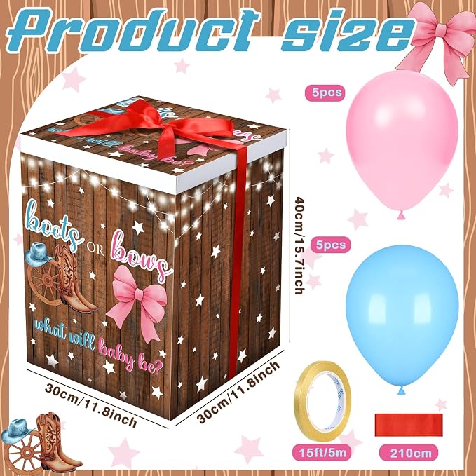 Hungdao Gender Reveal Balloon Box - Image 2
