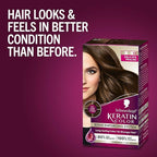Schwarzkopf Keratin Permanent Hair Dye Cream, 6.0 Delicate Praline, Professional Quality Color for Up to 100% Gray Coverage, Bond Enforcing System