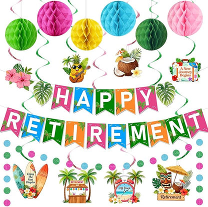 Luau Hawaiian Retirement Party Decorations by Unknown