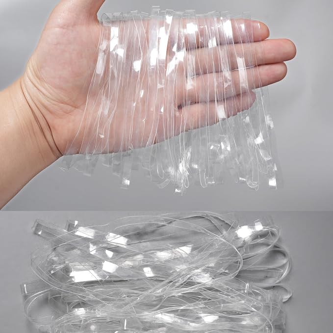 Rubber Bands Long 5inx0.2in 190Pcs TPU Clear Rubber Band - Image 4