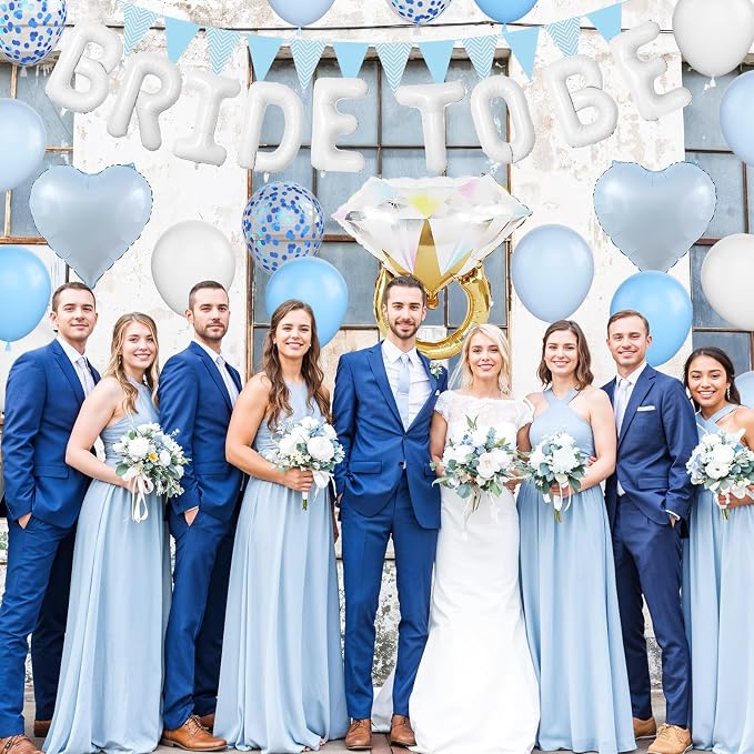 Blue White Bachelorette Party Decorations - Image 3