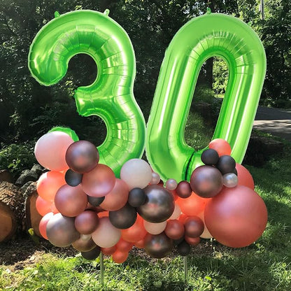 30 Number Balloons Large Foil Number Balloon Big 40 Inch - Image 4
