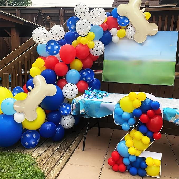 Dog Balloons, Dog Paw Latex Animal Balloon - Image 9