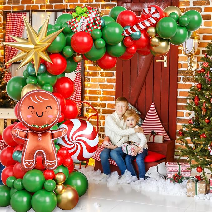 Christmas Balloon Garland Arch Kit - Image 5