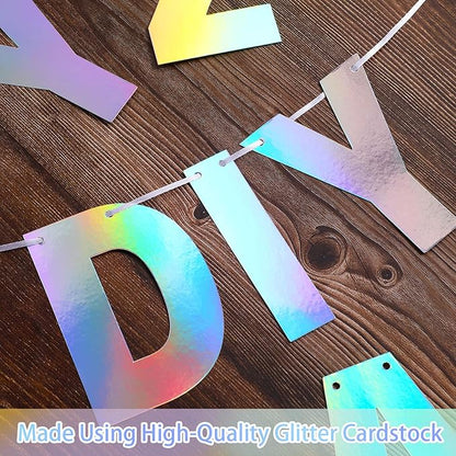 TaoBary 112 Pcs DIY Letter Kit Glitter Customizable Banner Letters Include 107 - Image 6
