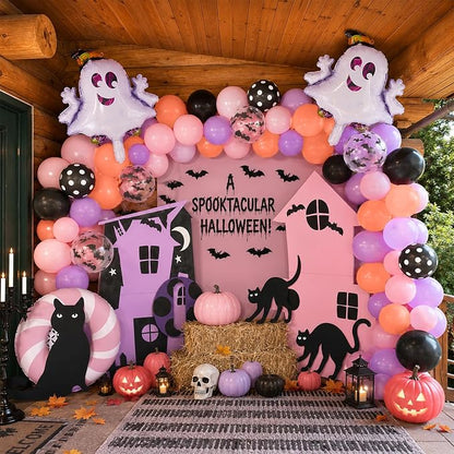 Halloween Party Balloons Black Purple Pink - Image 5