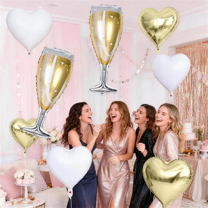 Champagne Balloons, Engagement Party Balloons - Image 5