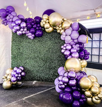 FOTIOMRG Dark Purple Balloons 12 inch, 50 Pack Dark Purple Latex Party Balloons - Image 5