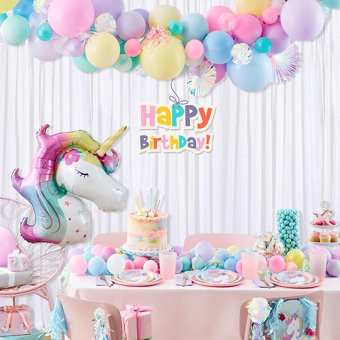 White Sequin Backdrop Curtain 7ft x 7ft Party Backdrop - Image 2