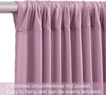 6 Panels Dusty Pink Backdrop Curtains - Image 7