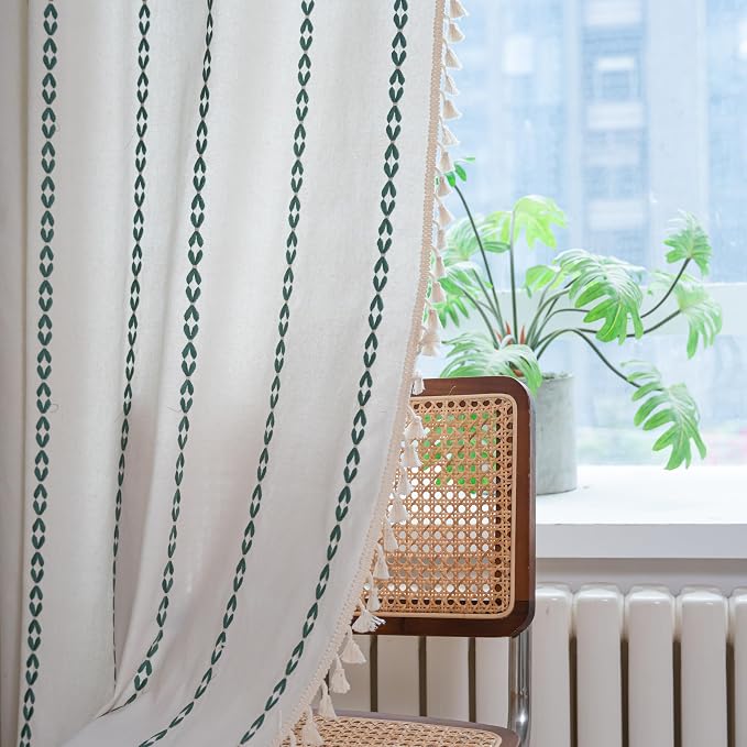 Sutuo Home Boho Curtains 84 inches Long by SutuoHome
