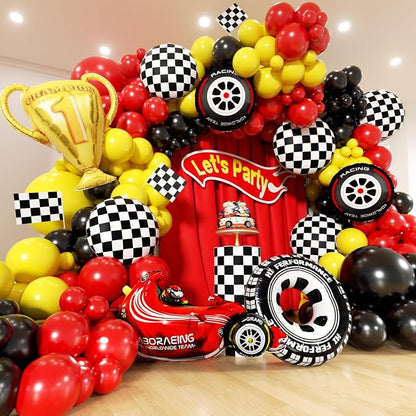Race Car Balloon Arch Kit by Unknown