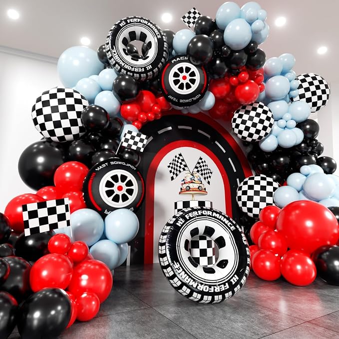 Race Car Balloon Arch Kit by Unknown