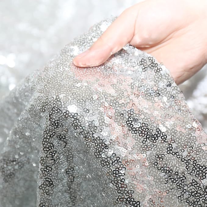 Poise3EHome 6FT x 6FT Sequin Photography Backdrop Curtain - Image 5