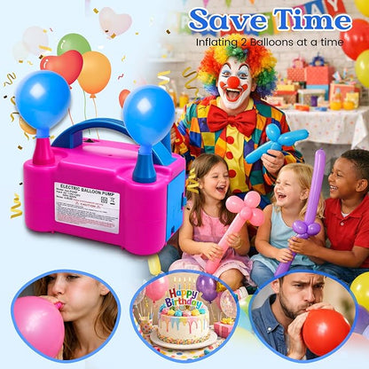 Balloon Pump Electric with Dual Nozzles & Tying Tool - Image 7