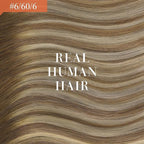 Ve Sunny Hair Extensions Ponytail Real Human Hair Wrap Around Clip in Ponytail Hair Extensions Straight Extensions Human Hair for Women Chestnut Brown Ombre Platinum Blonde Balayage 22inch 80G